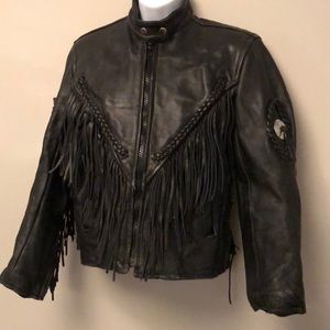 Genuine Leather Motorcycle Jacket